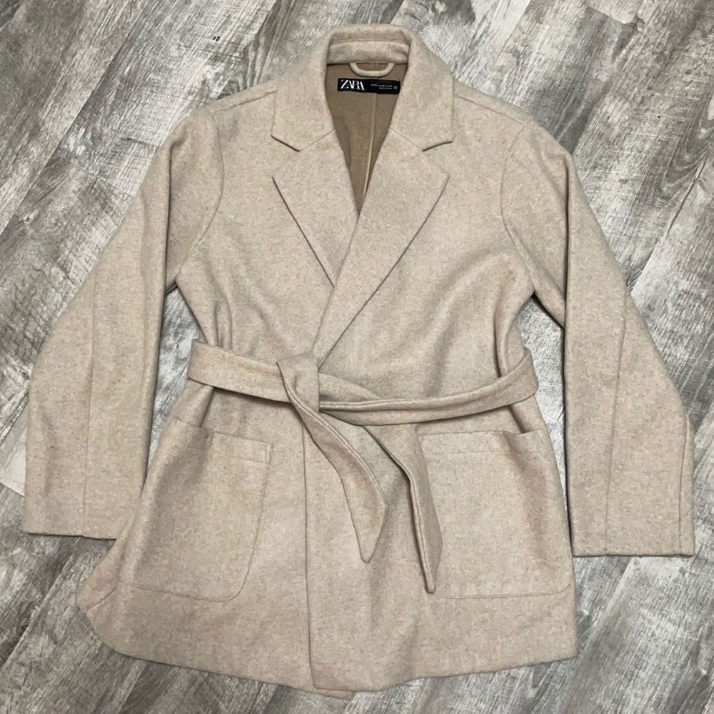 Zara wool blend coat